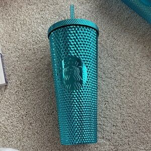 Starbucks Turquoise Textured Tumbler